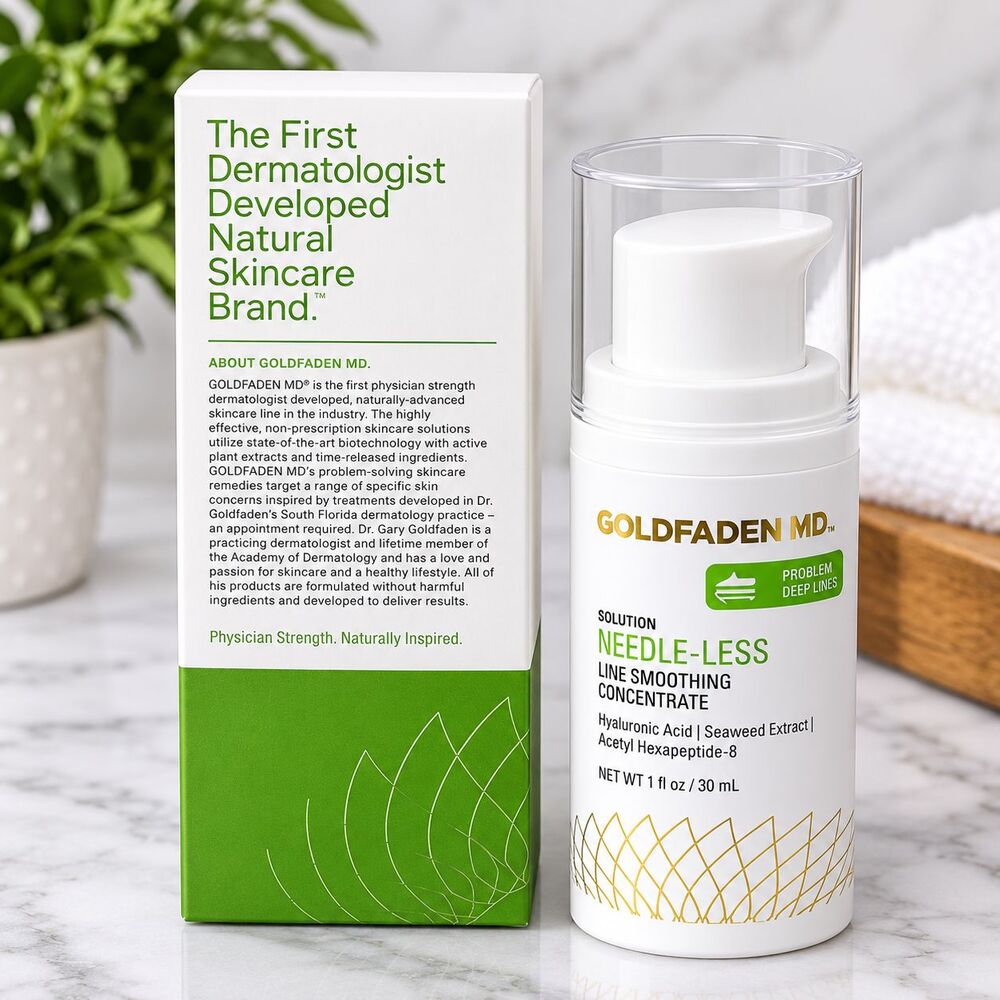 Goldfaden MD Needle-Less Line Smoothing Concentrate 1 oz 30mL NEW IN BOX